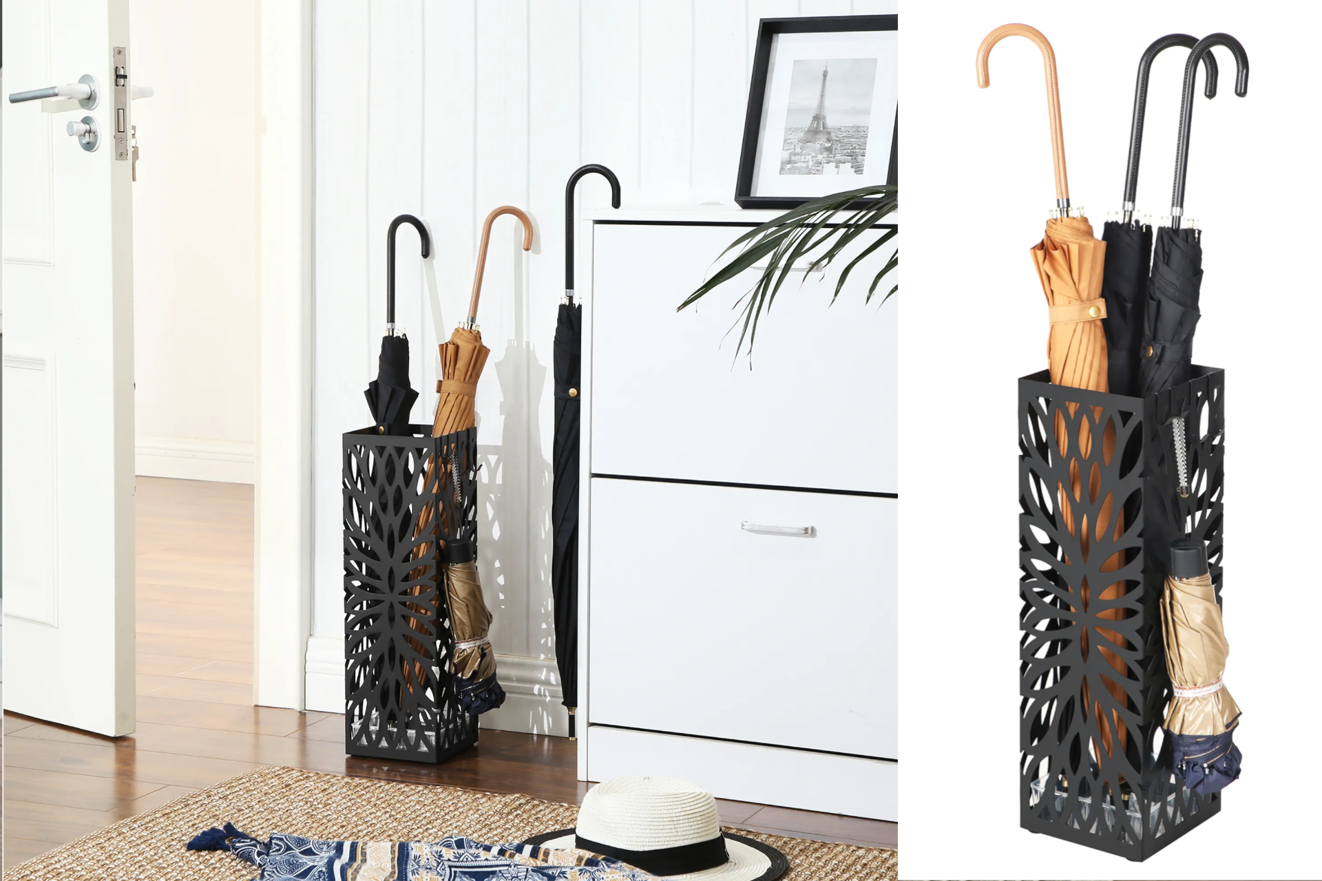 Stojan na dáždniky čierny