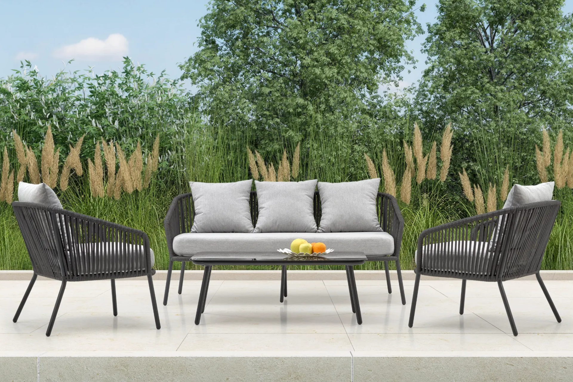 Záhradná zostava Rucco. Zdroj: Sconto